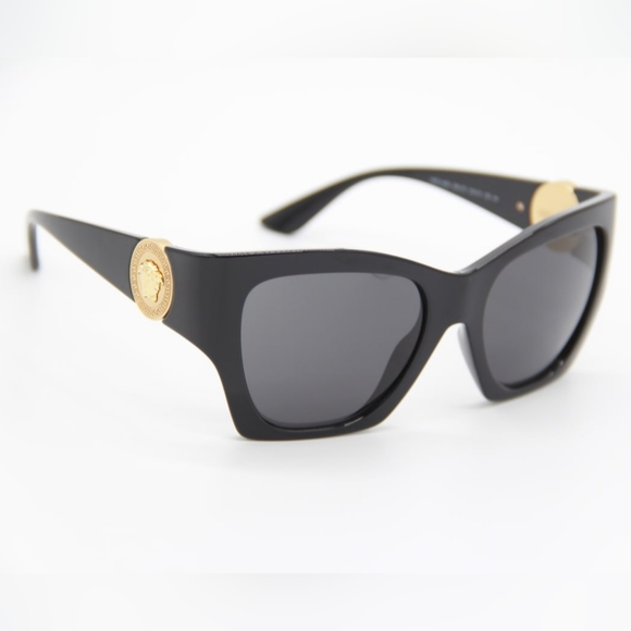 NEW VERSACE VE4452 GB1/87 BLACK WOMEN SQUARE SUNGLASSES VERSACE MOD 4452 - Picture 6 of 12